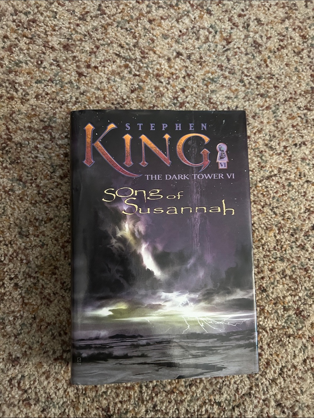 Stephen King - Song of Susannah (The Dark Tower VI) Hardcover - Black & Purple